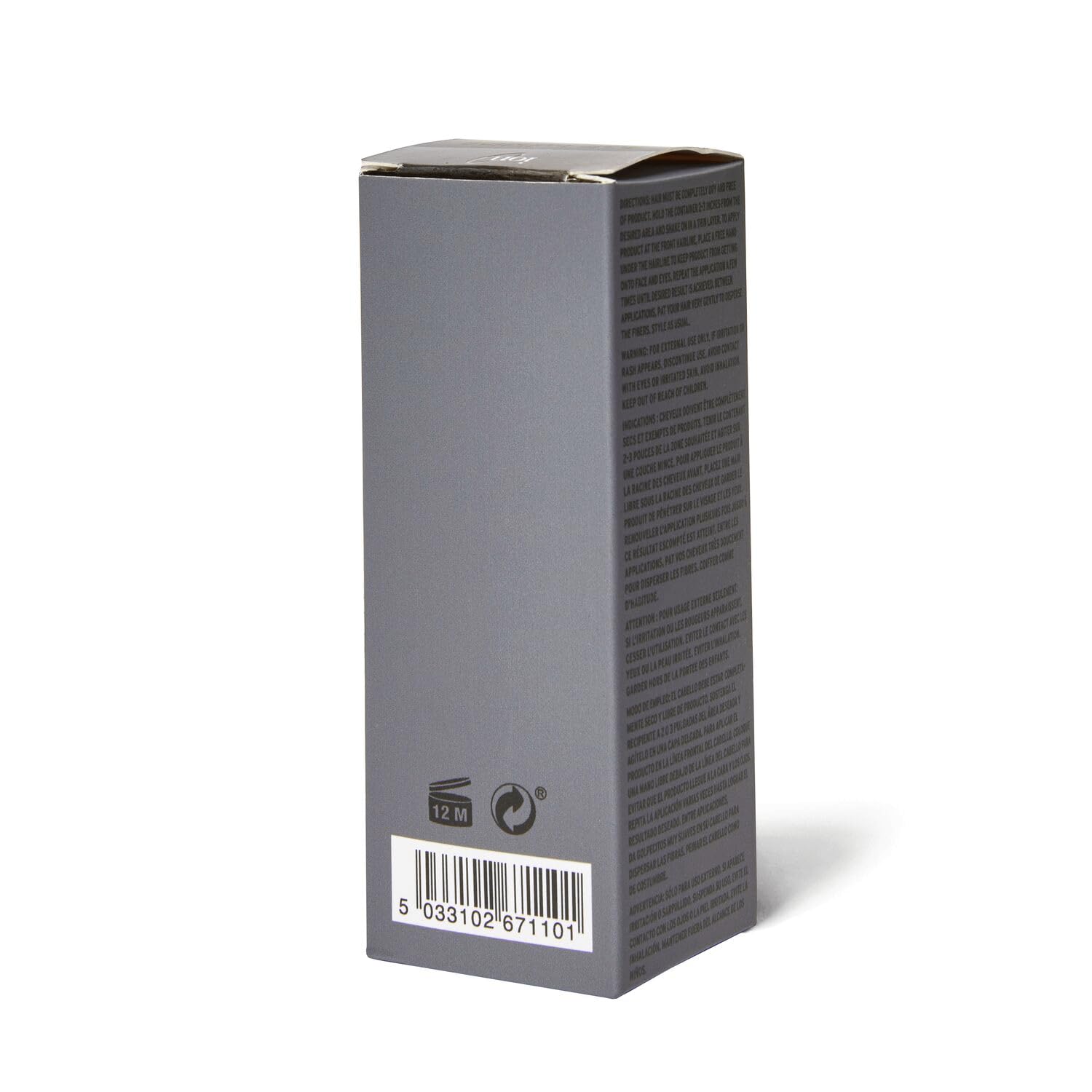 ion Dark Brown Hair Building Fibers, thickens hair, natural color, easy to apply, .88 Oz - Image 4