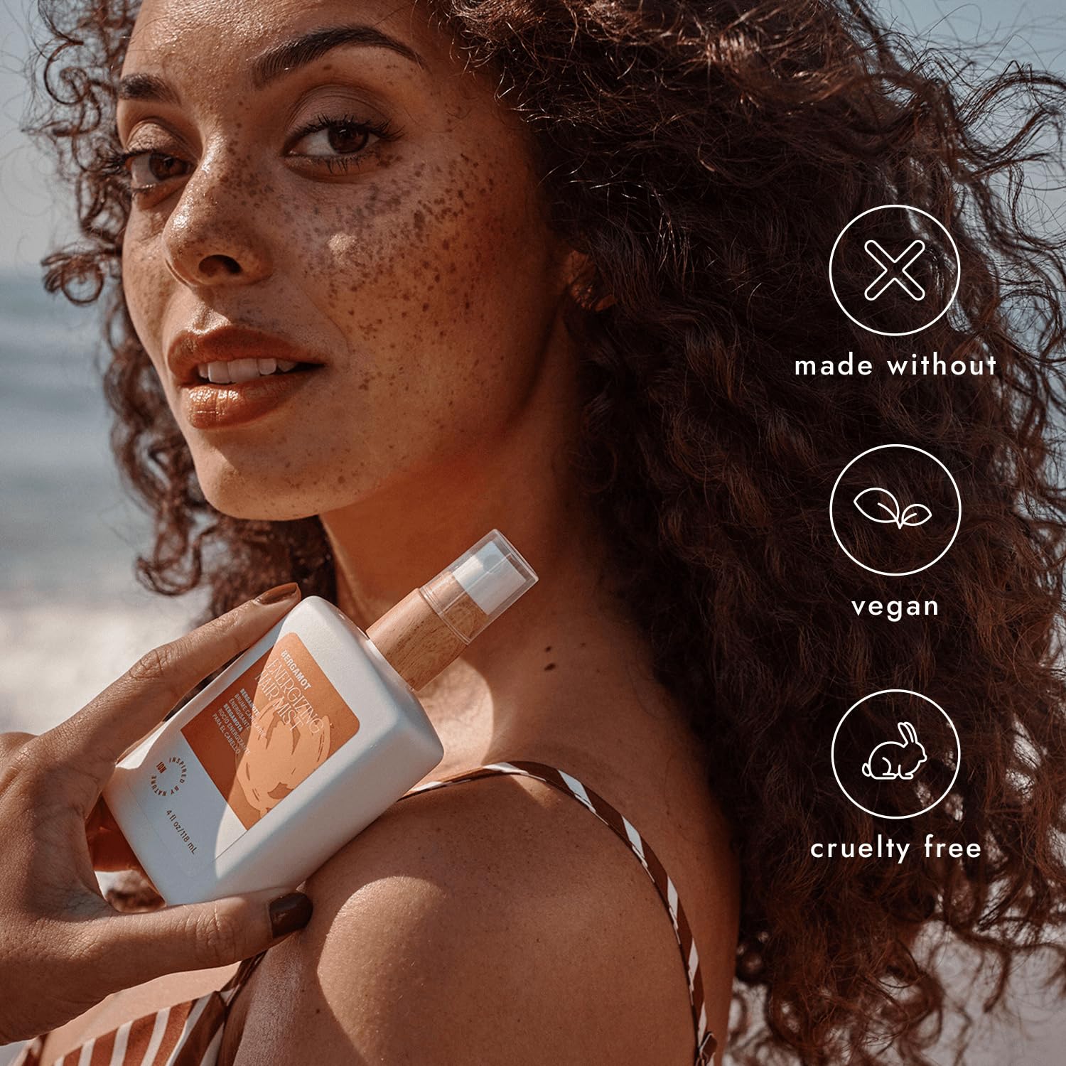 ion Energizing Hair Mist, Contains Bergamot Oil, Lightweight, smooths & hydrates hair, 4 Fl Oz - Image 5