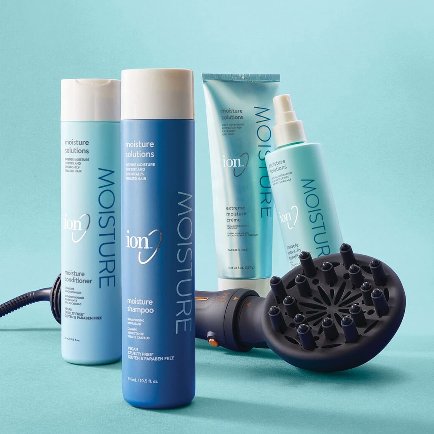 ion Miracle Leave In Conditioner, Vegan, Paraben Free, Adds Shine, Eliminates Frizz, Hydrating, 8 Oz - Image 7