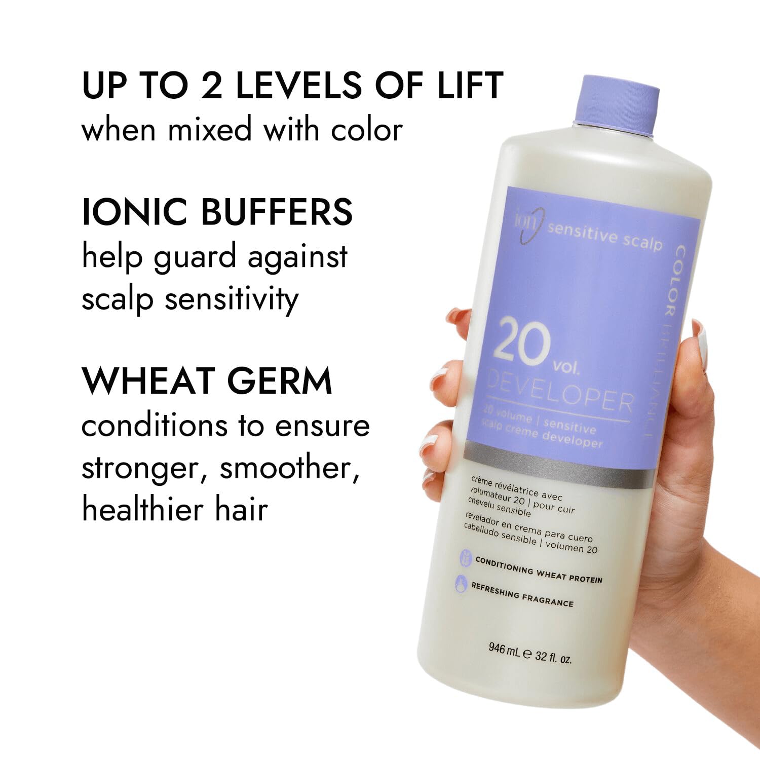 Ion Sensitive Scalp 20 Volume Creme Developer 32 Oz - Image 4